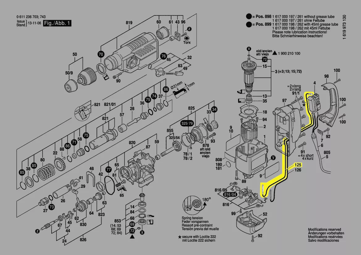 Cable de connexion réf. 1 614 448 035 BOSCH